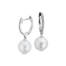 White South Sea Pearl Earrings