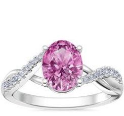 Classic Petite Twist Diamond Engagement Ring