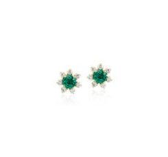 Mini Emerald Earrings
