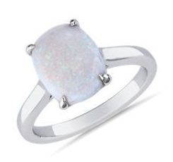 Opal Cushion Cocktail Ring