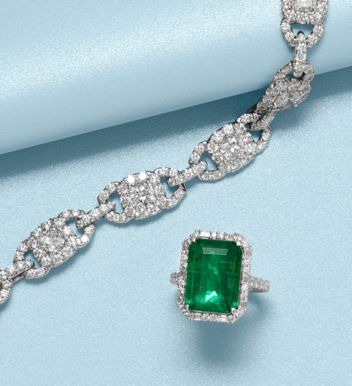 Gemstone and diamond jewelry