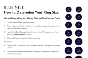 free ring size chart
