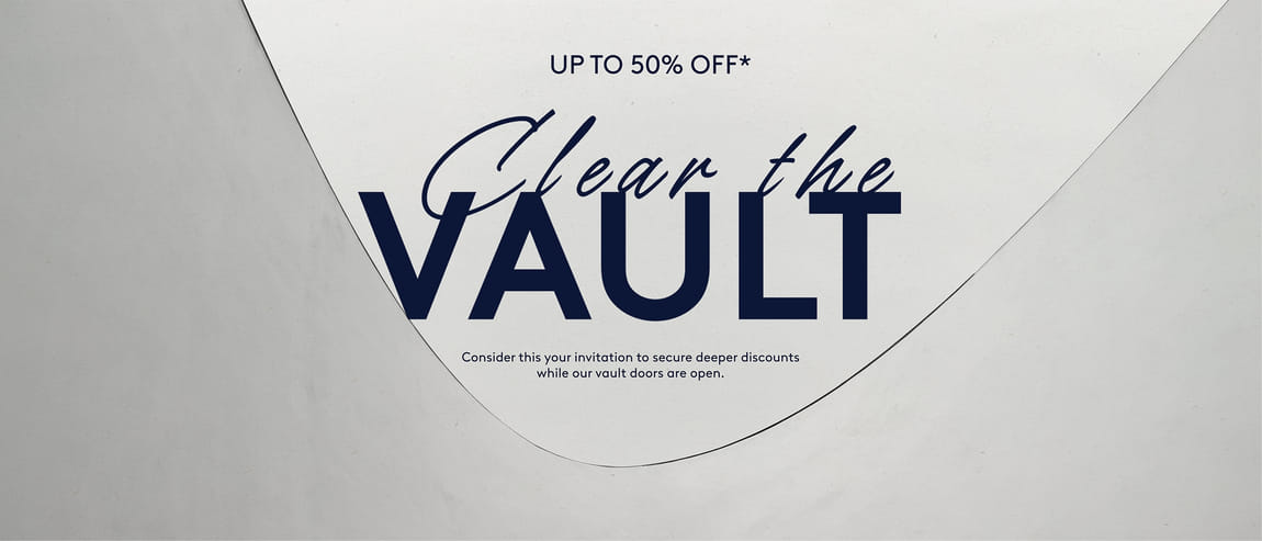 Blue Nile Clear the Vault sale invitation