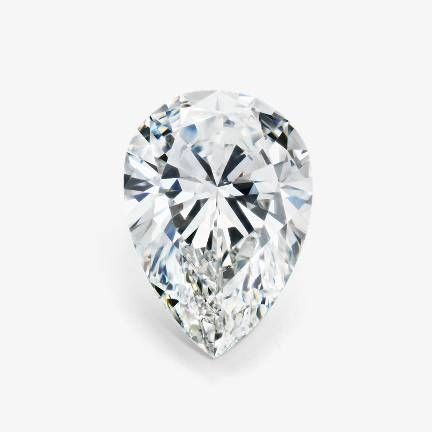 Pear shaped diamond 