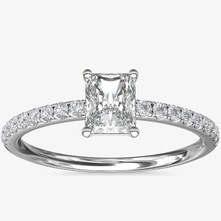 Radiant Cut Engagement Rings